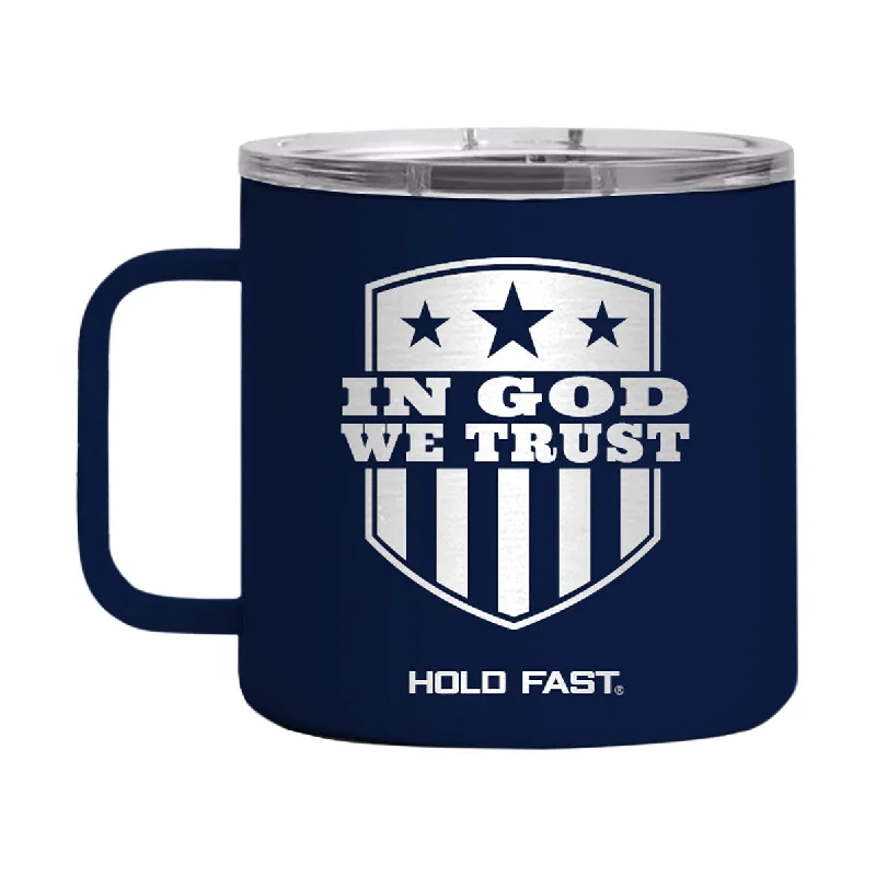 Running T-ShirtsHOLD FAST 14 oz Stainless Steel Mug With Handle IGWT