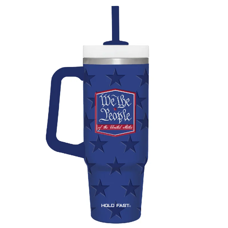 Printed T-ShirtsHOLD FAST 30 oz Stainless Steel Mug With Straw We The People