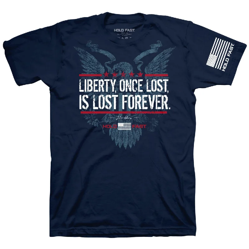 Polyester T-ShirtsHold Fast Mens T-Shirt Liberty Lost