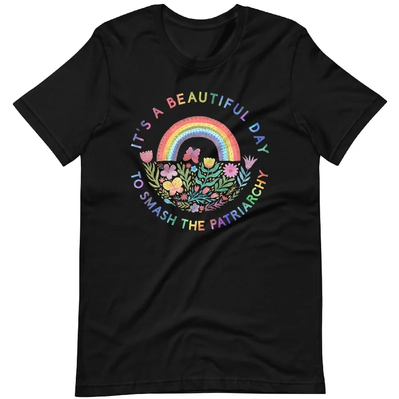 Thermal T-ShirtsIt's A Beautiful Day To Smash The Patriarchy -- Unisex T-Shirt