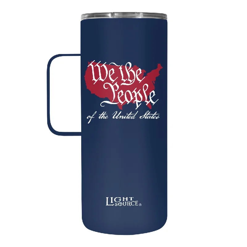 Designer T-ShirtsLight Source 22 oz Stainless Steel Mug With Handle We The People