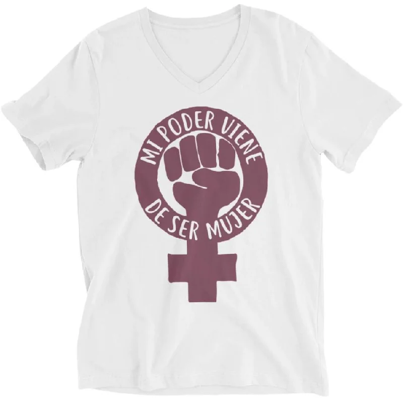 Metallic T-ShirtsMi Poder Viene De Ser Mujer -- Unisex T-Shirt