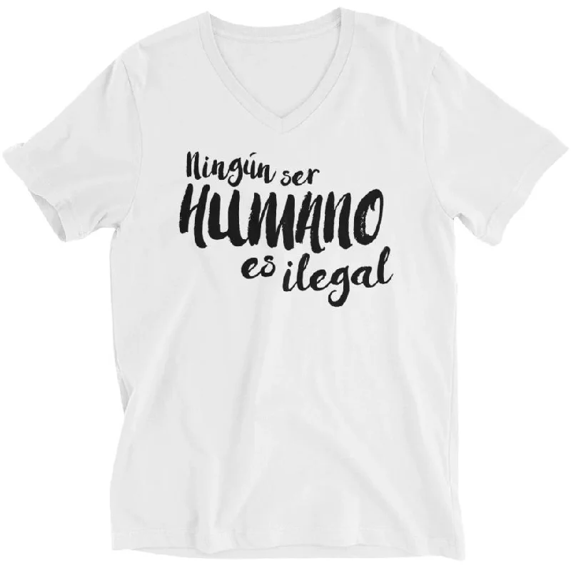 Plush T-ShirtsNingún Ser Humano Es Ilegal -- Unisex T-Shirt