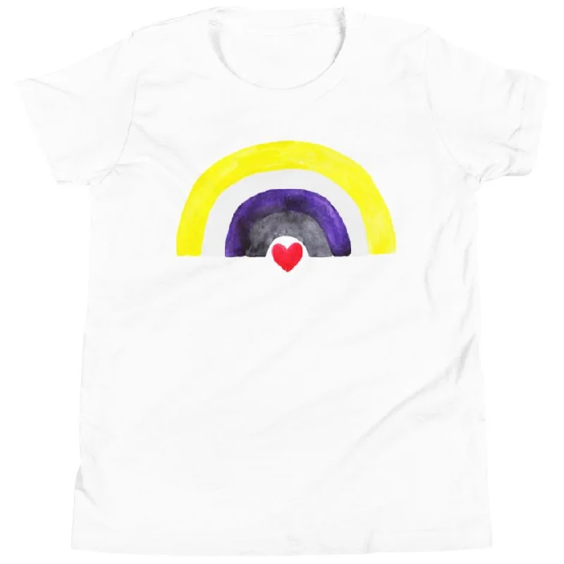 Relaxed Fit T-ShirtsNon-Binary Rainbow Flag -- Youth/Toddler T-Shirt