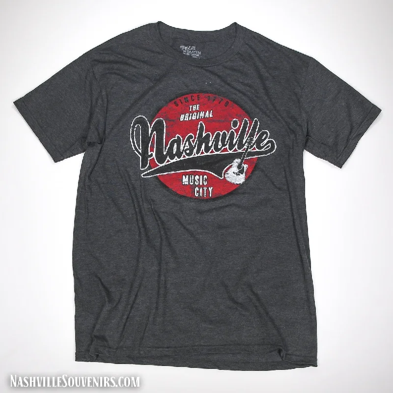 Scoop Neck T-ShirtsOriginal Nashville Music City T-shirt Since 1779