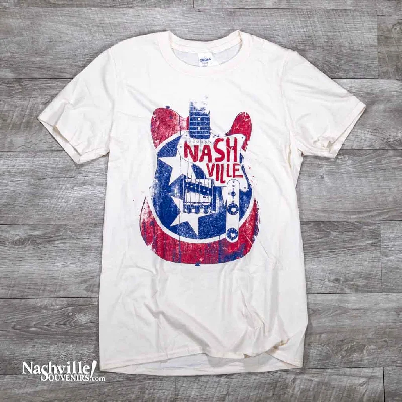 Button-Up T-ShirtsTri-Star Guitar Nashville T-shirt