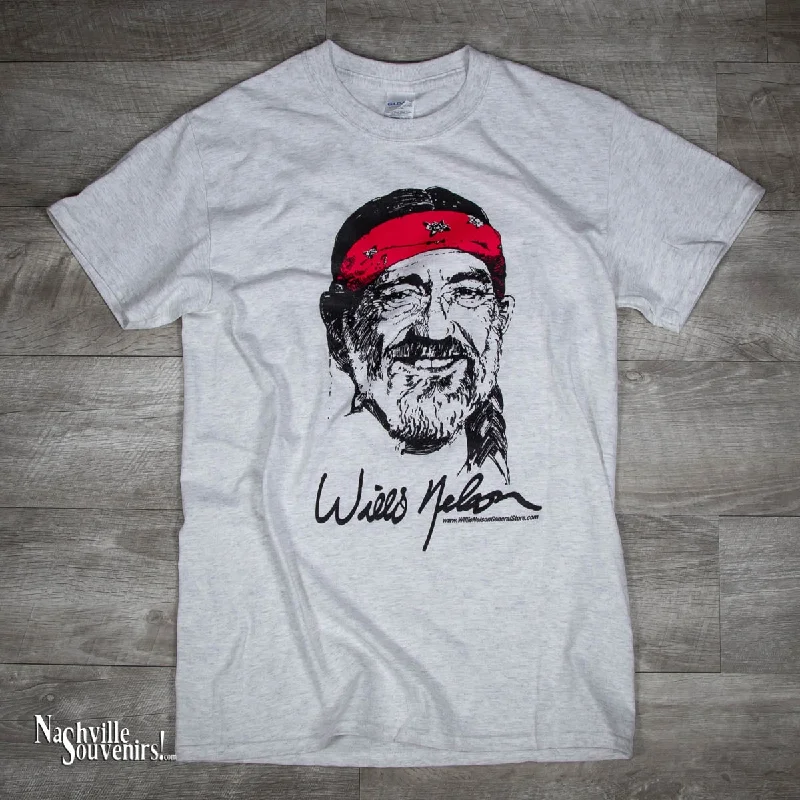 Fitted T-ShirtsWillie Nelson Portrait T-shirt