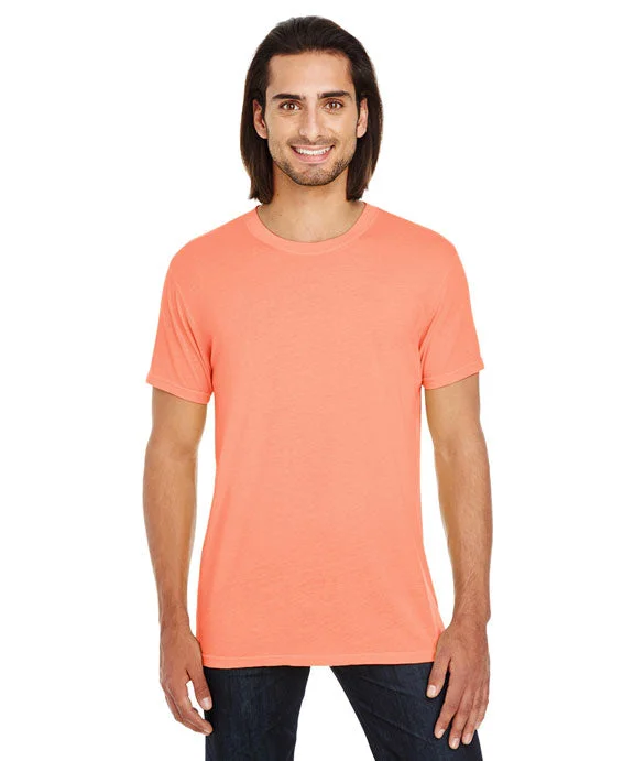 Designer Sweatshirts130A - Threadfast Apparel Unisex Pigment-Dye Short-Sleeve T-Shirt | Tangerine