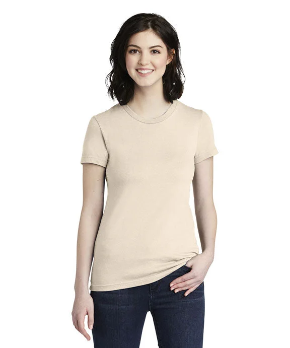 Leather-Paneled Sweatshirts2102W - American Apparel Ladies Fine Jersey Short-Sleeve T-Shirt | Creme