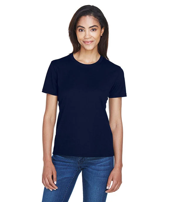 Fishing Sweatshirts78182 - Core 365 Ladies Pace Performance Piqué Crewneck T-Shirt | Classic Navy