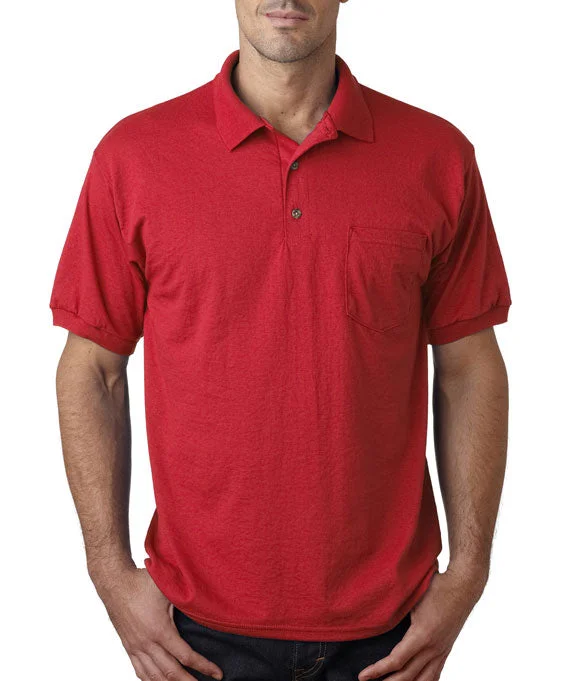 Painted Hoodies8900 - Gildan DryBlend® Adult Jersey Polo Shirt with Pocket | Red