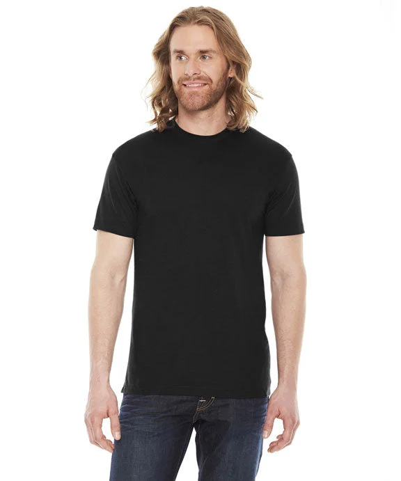 Layered SweatshirtsBB401 - American Apparel Unisex Poly-Cotton USA Made Crewneck T-Shirt | Black