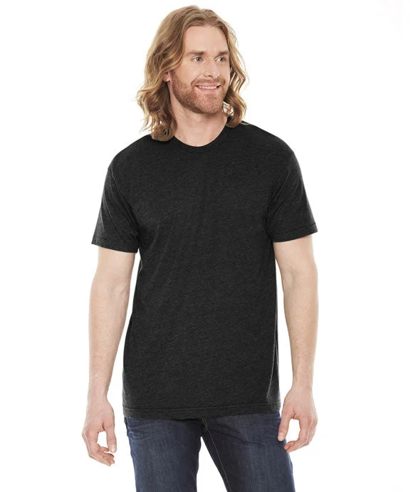 Organic Cotton SweatshirtsBB401W - American Apparel Unisex Poly-Cotton Short-Sleeve Crewneck T-Shirt | Heather Black