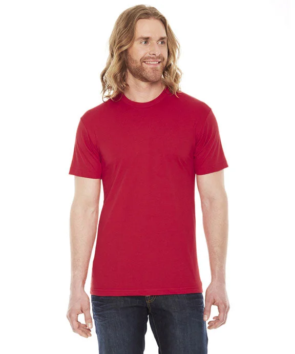 Cotton HoodiesBB401W - American Apparel Unisex Poly-Cotton Short-Sleeve Crewneck T-Shirt | Red