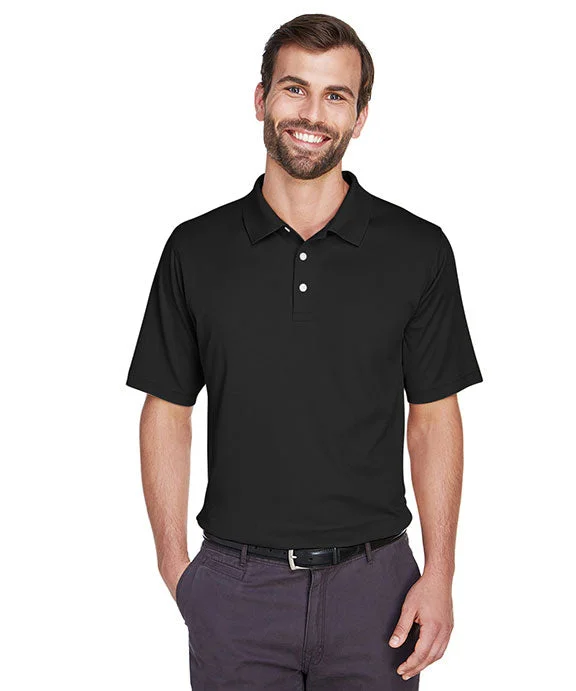 Waterproof HoodiesDG200 - Devon & Jones Mens Pima-Tech™ Jet Piqué Polo | Black