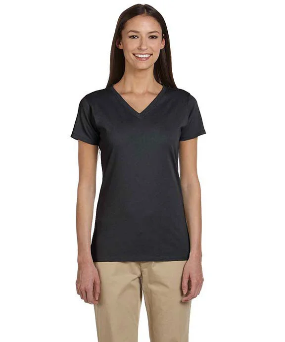 Reflective HoodiesEC3052 - econscious Ladies 100% Organic Cotton Short-Sleeve V-Neck T-Shirt | Charcoal