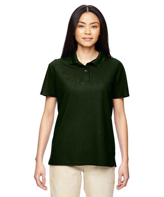 Running SweatshirtsG448L - Gildan Ladies Performance® Jersey Polo Shirt | Marble Forest Green