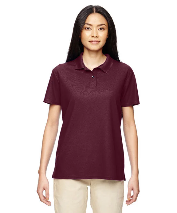 Plush HoodiesG448L - Gildan Ladies Performance® Jersey Polo Shirt | Marble Maroon