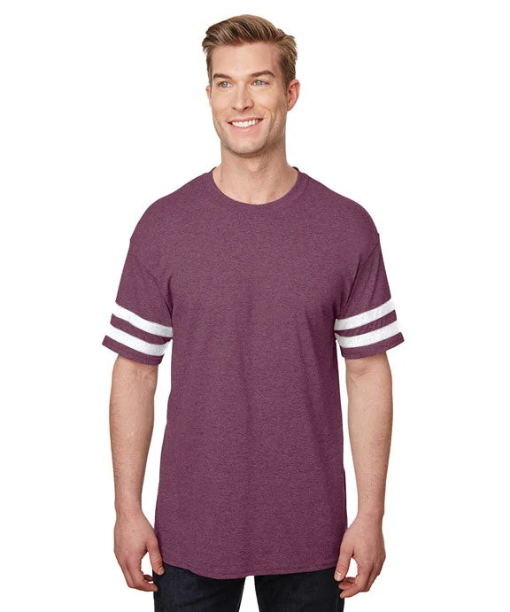 Athletic HoodiesG500VT - Gildan Heavy Cotton Adult Victory T-Shirt | Heather Maroon/White