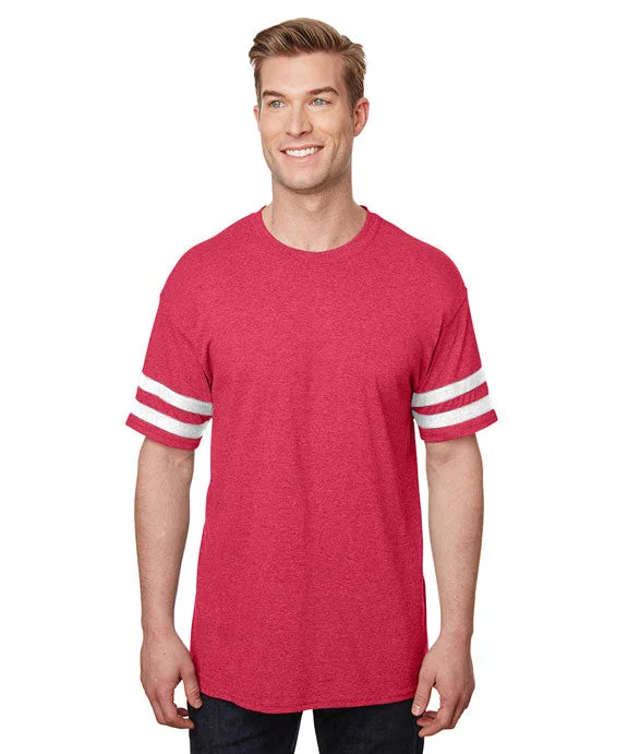 Hiking HoodiesG500VT - Gildan Heavy Cotton Adult Victory T-Shirt | Heather Red/White