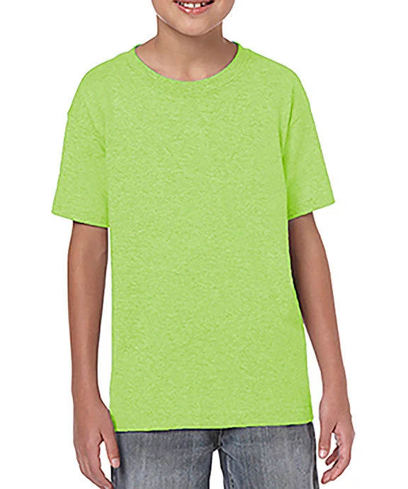 Kangaroo Pocket SweatshirtsG645B - Gildan Youth Softstyle 4.5 oz T-Shirt | Lime