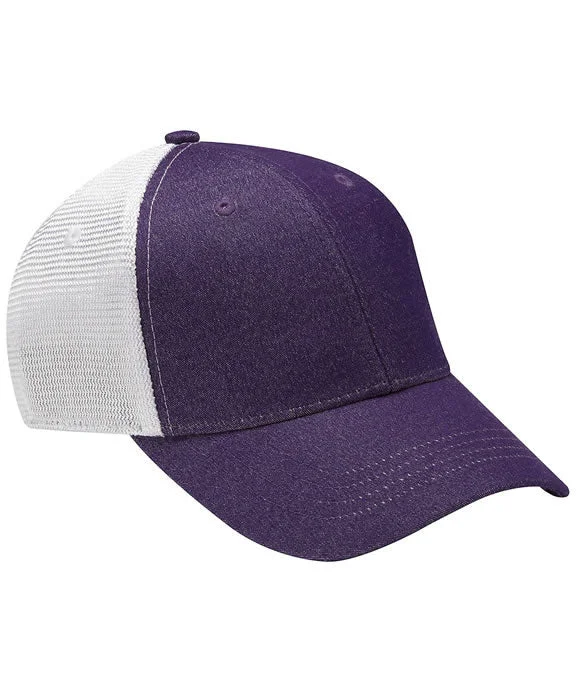 Kangaroo Pocket SweatshirtsKN102 - Adams Knockout Cap | Purple/White