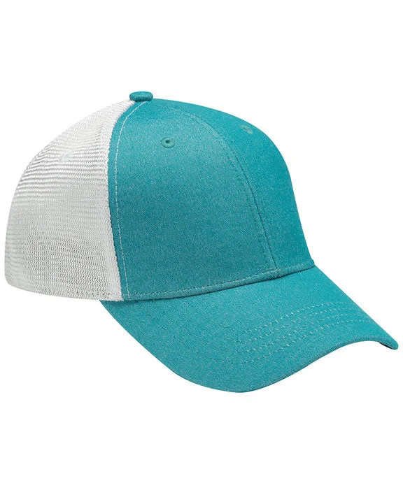 Festival SweatshirtsKN102 - Adams Knockout Cap | Teal/White