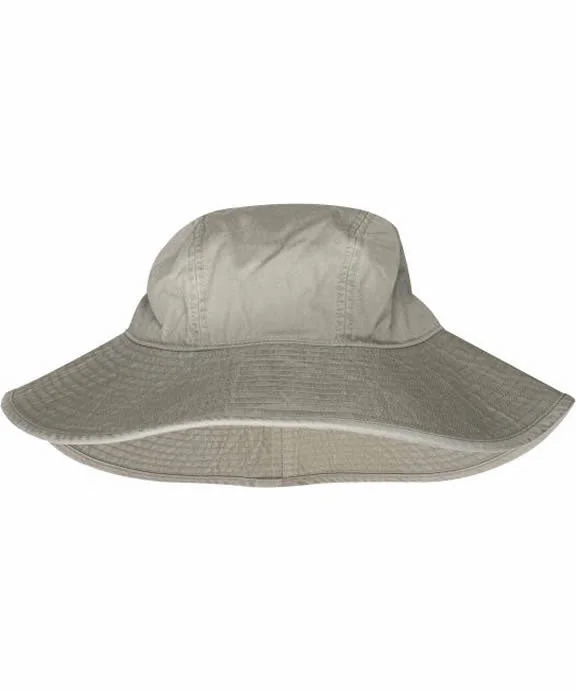 Retro HoodiesSL101 - Adams Ladies Sea Breeze Floppy Hat | Stone