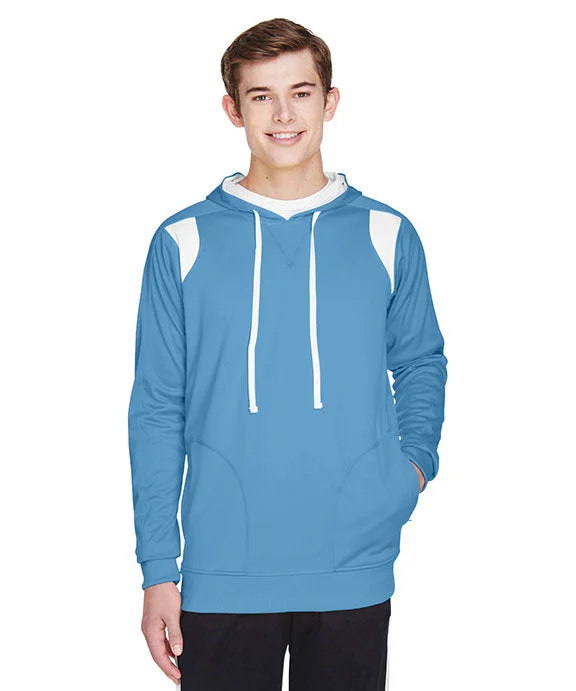 Beaded SweatshirtsTT30 - Team 365 Mens Elite Performance Hoodie | Sport Light Blue/White