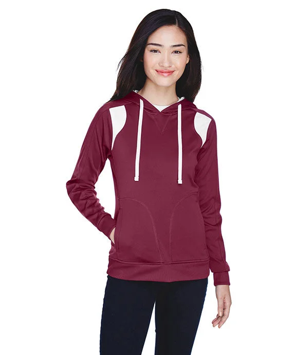 College SweatshirtsTT30W - Team 365 Ladies Elite Performance Hoodie | Sport Maroon/White