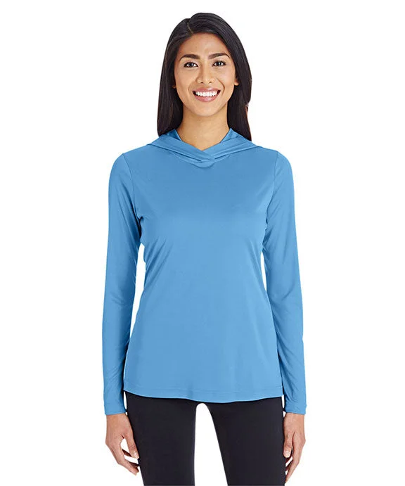 Patchwork SweatshirtsTT41W - Team 365 Ladies Zone Performance Hooded T-Shirt | Sport Light Blue