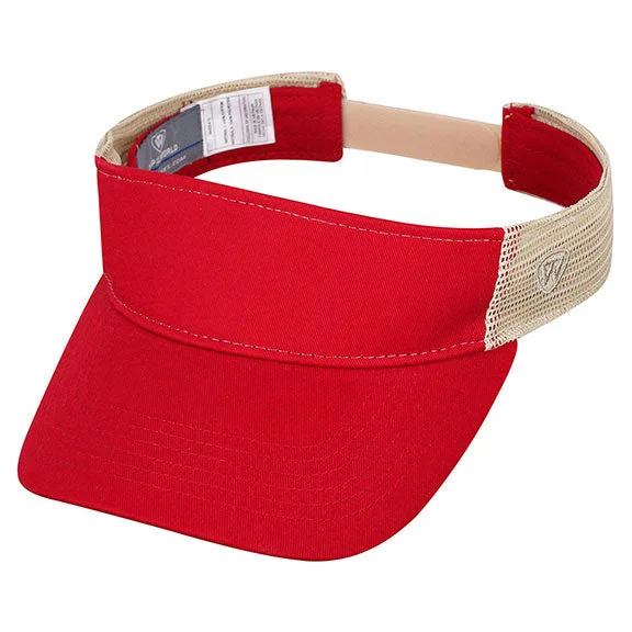 Sherpa-Lined HoodiesTW5504 - J America Adult Brink Visor | Red