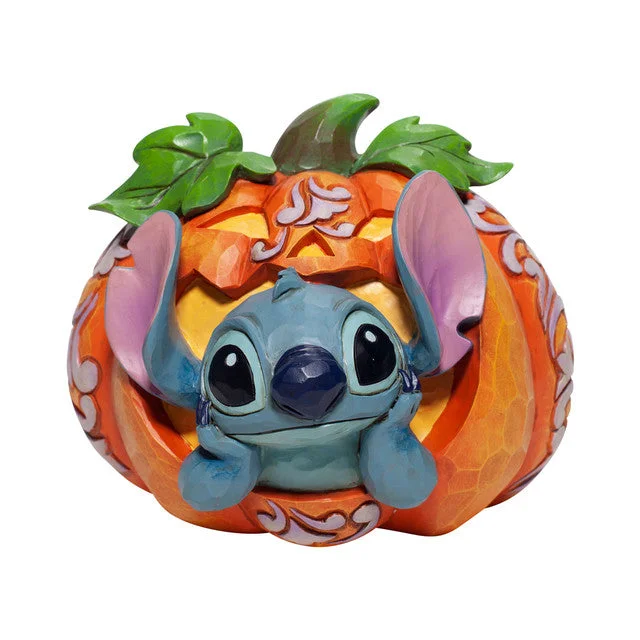 Disney Jim Shore Stitch o? Lantern Halloween Jack-O-Lantern Figurine