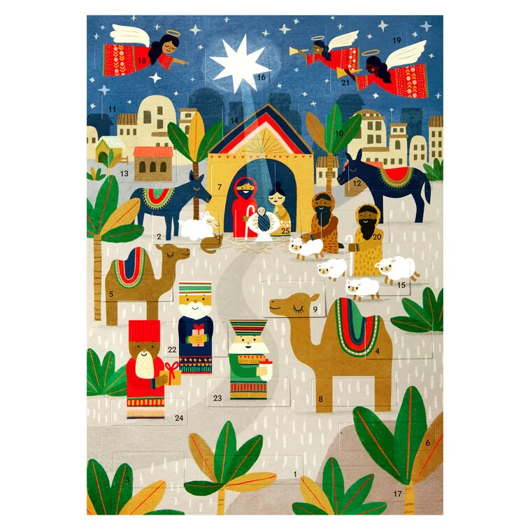 Hallmark Nativity Scene Religious Advent Calendar