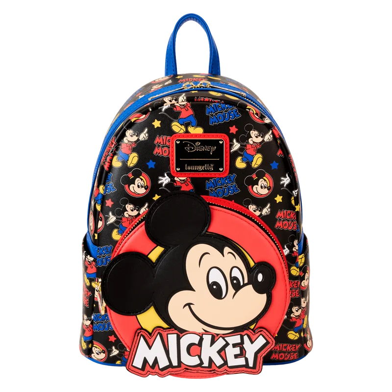 Loungefly Mickey Mouse Classic All-Over Print Mini Backpack