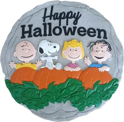 Stepping Stone Snoopy and the Peanuts Gang the Great Pumpkin Wall Plaque