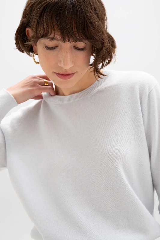 CroptopseamCropped Cashmere Round Neck