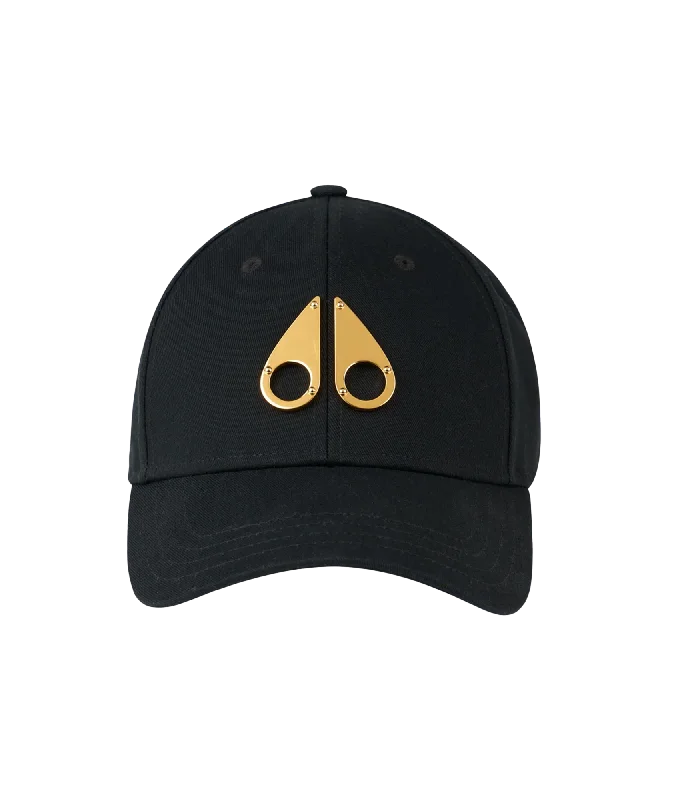 Gold Logo Icon Cap - Black