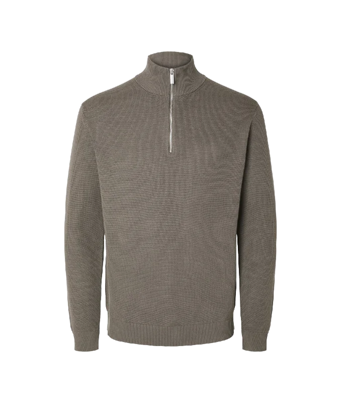 Half-zip Jumper - Beige