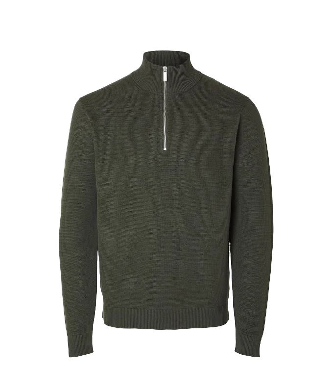 Half-zip Jumper - Green