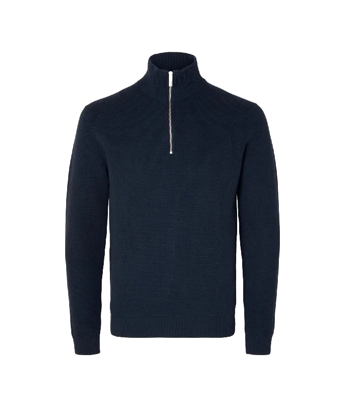 Half-zip Jumper - Navy