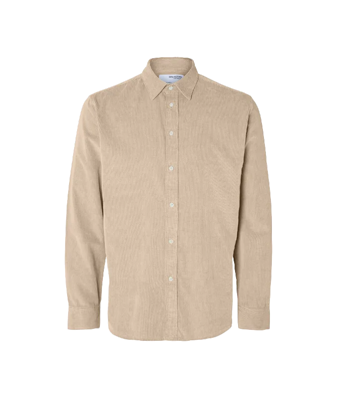 Corduroy Shirt - Beige