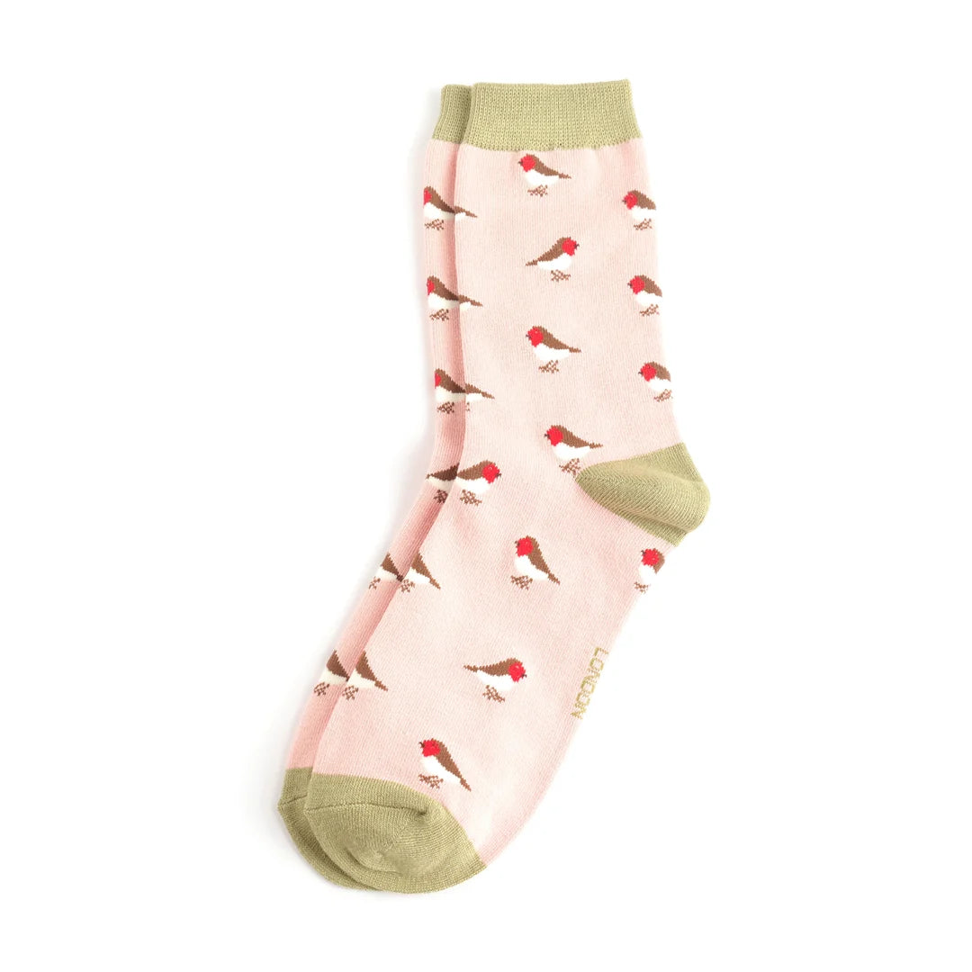 Little Robins Socks - Pink