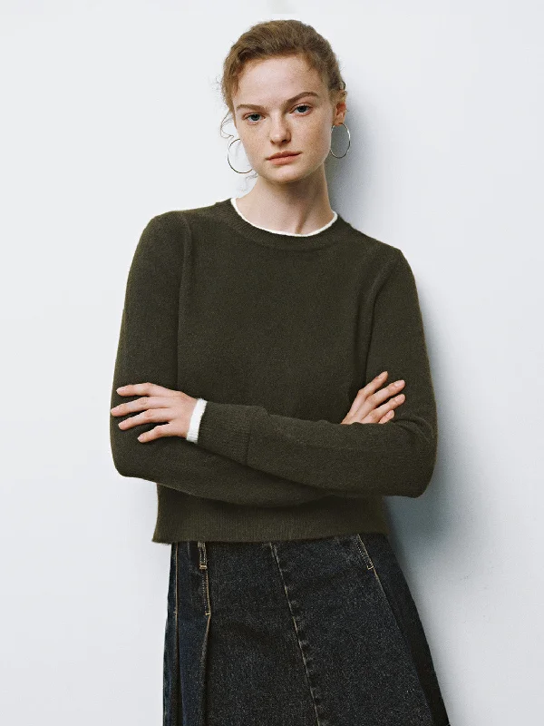 CroptopminimalCropped Knitted T-Shirts